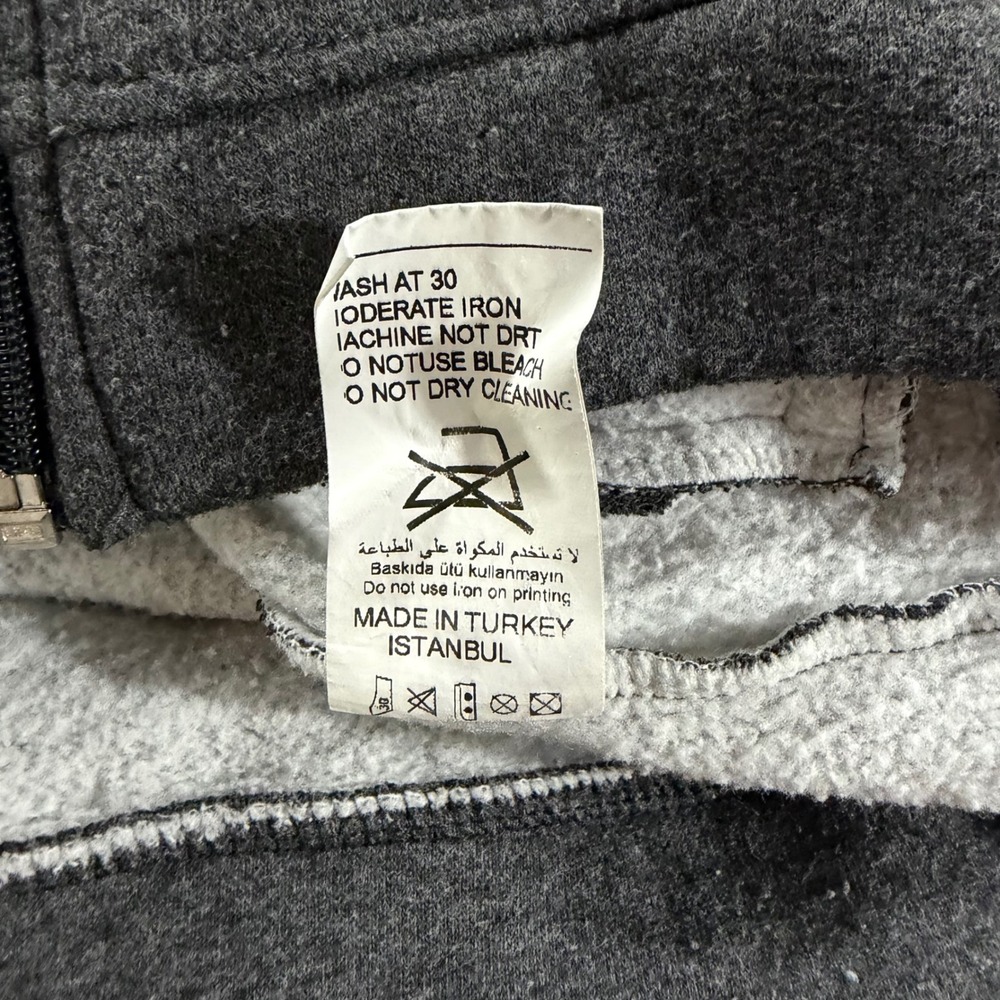 Pilota Ferrari Zip Up Hoodie Kids Size 9 Charcoal Gray Fleece Racing Jacket - Picture 8 of 10